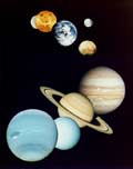 Päikesesüsteemi planeedid.