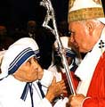 Ema Teresa, paavst ja veel keegi.