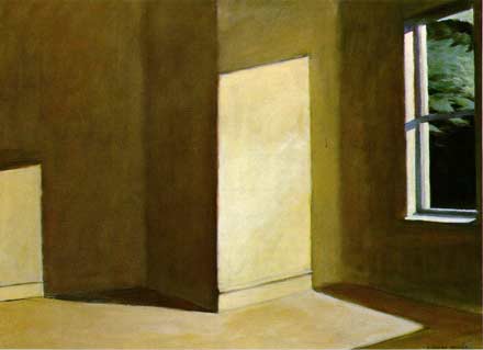 Edward Hopper, Sun in an Empty Room (õli, 1963)